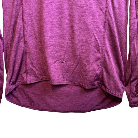 Purple Lightweight Performance Hoodie Womens SZ XS Stretch Fitness Athleisure - Picture 3 of 9